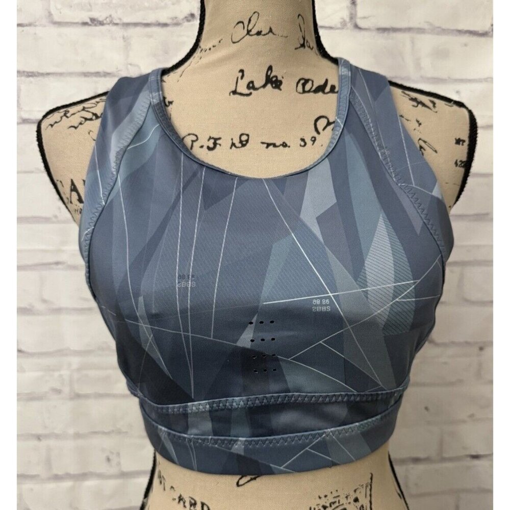 Sweaty Betty Size Med Super Sculpt Stream Training Bra Light Support High Neck‎